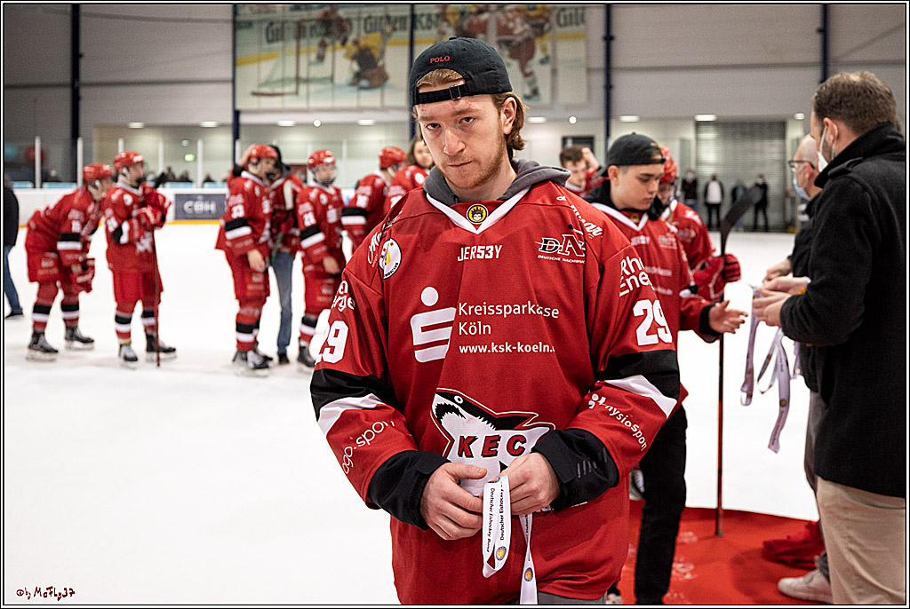 U20-DNL Meisterschaftsfinale;  Koelner Junghaie - Eisbaeren Juniors Berlin; Koeln, 27.03.2022
